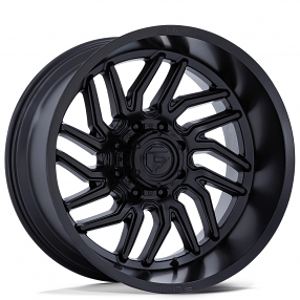 22" Fuel Wheels D864 Hurricane Blackout Off-Road Rims