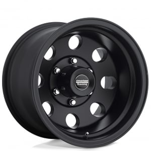 15" American Racing Wheels Modern AR172 Baja Satin Black Off-Road Rims 