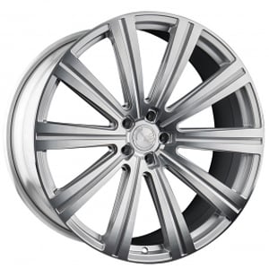 22" Avant Garde Wheels Vanguard Silver Machined Rims 