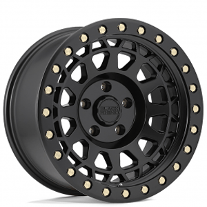 17" Black Rhino Wheels Primm Matte Black with Brass Bolts Off-Road Rims 