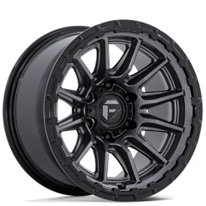 20" Fuel Wheels FC866 Piston Matte Gunmetal with Gloss Black Lip Off-Road Rims