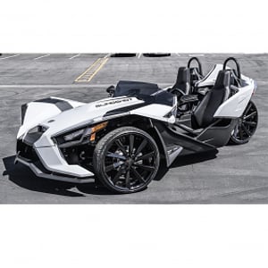 22/24" Staggered Koko Kuture Wheels Kapan Gloss Black Polaris Slingshot / 3-Wheeler Rims 
