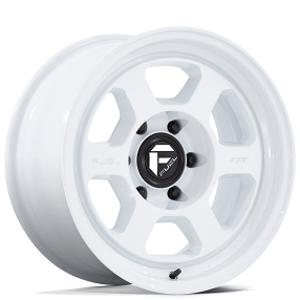 17" Fuel Wheels FC860 Hype Gloss White Off-Road Rims