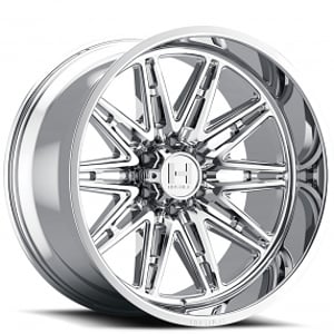 20" Hostile Wheels H126 Maniac Chrome Off-Road Rims
