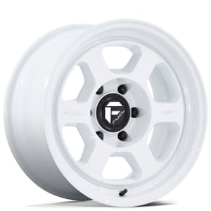 18" Fuel Wheels FC860 Hype Gloss White Off-Road Rims