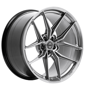 20" Staggered HRE Wheels FF21 Liquid Metal Flow Form Rims