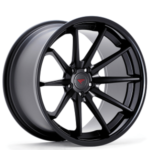 20" Ferrada Wheels FR4 Matte Black with Gloss Black Lip Rims