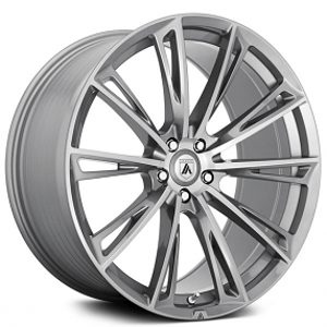 20" Asanti Wheels ABL-30 Corona Titanium Brushed Flow Formed Rims 
