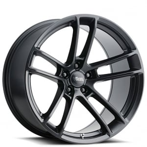 20" Staggered Voxx Wheels Hellcat Widebody 2 Replica Matte Black Rims