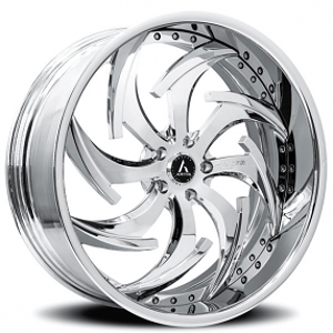 21" Artis Forged Wheels Dagger Chrome Rims 