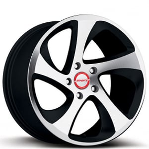 18" Shift Wheels Strut Gloss Black Machined Rims 