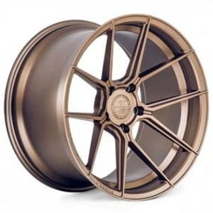 20" Staggered Ferrada Wheels F8-FR8 Matte Bronze Flow Formed Rims