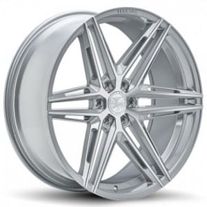 24" Ferrada Wheels FT4 Machine Silver Rims