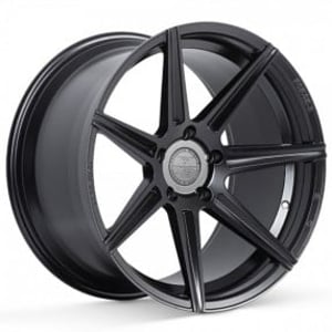 21" Staggered Ferrada Wheels F8-FR7 Matte Black Flow Formed Rims