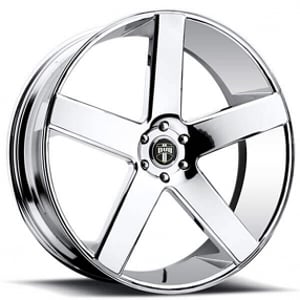 22" Dub Wheels Baller S115 Chrome Rims 