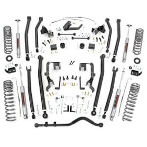 4" Rough Country Suspension Lift Kit | Long Arm (Jeep Wrangler JK 2WD/4WD 2007-2017)