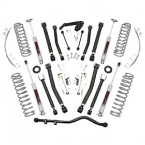 4" Rough Country Suspension Lift Kit | X-Series (Jeep Wrangler JK 4WD 2007-2017)