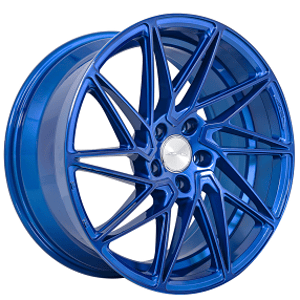 20x9/10.5" Ace Alloy Driven D716 Custom Candy Blue True Directional Wheels (Blank)