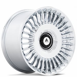 20" Staggered Asanti Wheels ABL-40 Tiara Chrome Rims