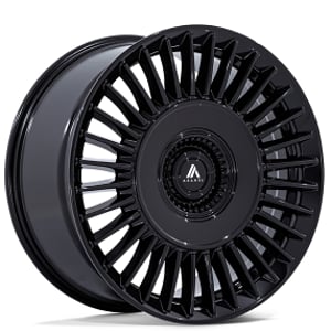 20" Asanti Wheels ABL-40 Tiara Gloss Black Rims