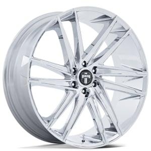 26" Dub Wheels Blaze DC275 Chrome Rims   