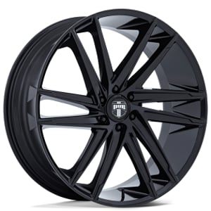 26" Dub Wheels Blaze DC275 Gloss Black Rims 