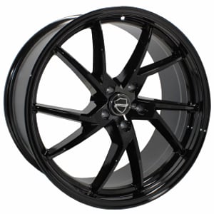 18" Elegance Wheels Sharp Gloss Black Rims