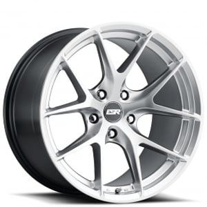 19" Staggered ESR Wheels RF2 Hyper Silver JDM Style Rims