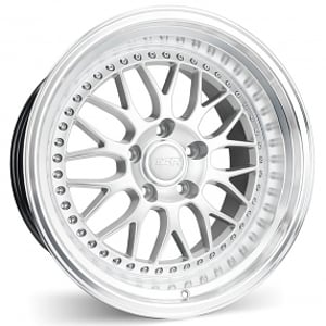 18" ESR Wheels SR01 Hyper Silver JDM Style Rims 