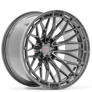 22" Ferrada Wheels FTR12 Gloss Graphite Off-Road Flow Formed Rims 