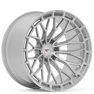 20" Ferrada Wheels FTR12 Machine Silver Off-Road Flow Formed Rims 