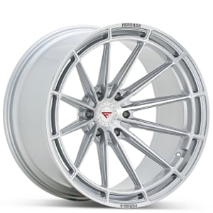 20" Ferrada Wheels FTR14 Machine Silver Off-Road Flow Formed Rims