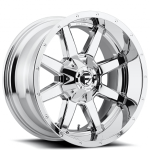 22" Fuel Wheels D536 Maverick Chrome Off-Road Rims 