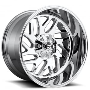22" Fuel Wheels D609 Triton Chrome Off-Road Rims 