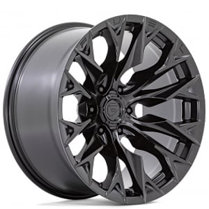 20" Fuel Wheels D804 Flame 6 Blackout Off-Road Rims