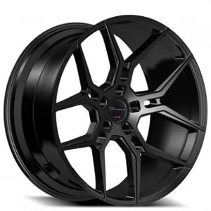 22" Giovanna Wheels Haleb Black Rims