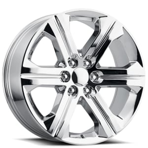 22" GMC Sierra Wheels FR 47 Chrome OEM Replica Rims 
