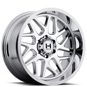 20" Hostile Wheels H108 Sprocket Chrome Off-Road Rims