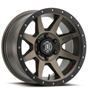 18" ICON Alloys Wheels Rebound Bronze Off-Road Rims
