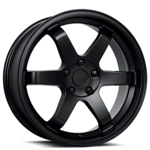 17" Katana Racing Wheels KR08 Matte Black Rims