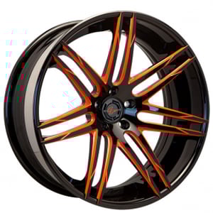 22" Staggered Lexani Forged Wheels LF-Sport LZ-107 Custom Finish Forged Rims 