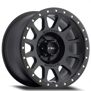 18" Method Wheels 305 NV Matte Black Off-Road Rims 