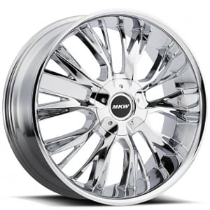 20" MKW Wheels M122 Chrome Rims 