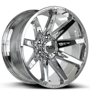 20" Off Road Monster Wheels M25 Chrome Rims