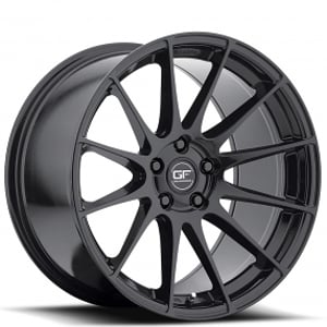 19" Staggered MRR Wheels GF6 Gloss Black Rims 