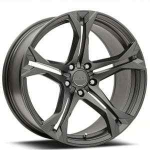 20" Staggered MRR Wheels M017 Gunmetal Rims 