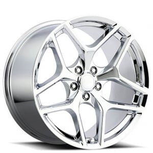 20" Staggered Chevy Camaro Wheels FR 27F Chrome Flow Form OEM Replica Rims