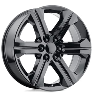 22" Performance Replicas Wheels PR191 Gloss Black Rims