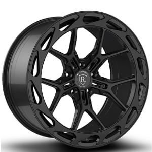 20" Staggered Rohana Wheels RFX19 Gloss Black Flow Formed Rims