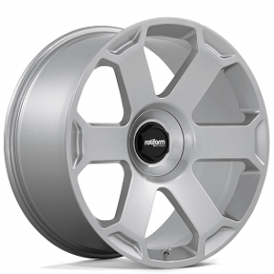 22" Rotiform Wheels AVS Gloss Silver Monoblock Forged Rims 